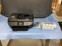 HP OFFICEJET 5740 PRINTER AND ADDING MACHINE PAPER ROLLS