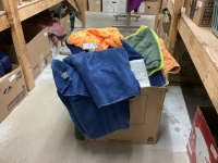 LARGE BOX OF TOWELS FOR RAGS