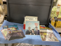 SMALL BOX OF RECORDS