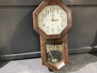 TRUTIME WALL CLOCK WITH PENDULUM