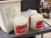 HAMPER FULL OF BUBBLE WRAP