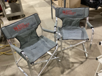 SHELF #4 - 4 COLEMAN FOLDING CHAIRS - LIGHT WEIGHT