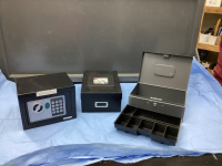 SMALL SAFE, CASH BOX AND KEEPSAKE BOX