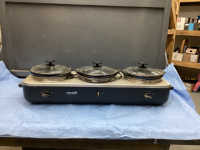 (3) POT CROCK POT
