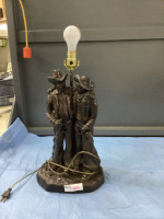 PLASTER COWBOY LAMP - NO SHADE