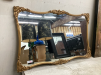 LARGE DECORATIVE WALL MIRROR - PLASTIC FRAME