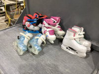 4 PAIRS CHILD SKATES