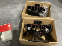 BOX W/ 2 WOOD STOVE FANS