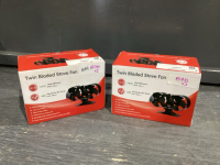 2 WOOD BURNING STOVE FANS
