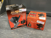 2 WOOD BURNING STOVE FANS - &ldquo;ECOFAN&rdquo; + &ldquo;HIDEALIFE&rdquo;