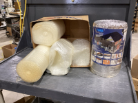 BOX OF BUBBLE WRAP + REFLECTIVE INSULATION