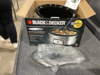 B+D 6.5 LITRE SLOW COOKER - NEW IN BOX