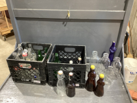 2 CRATES OF ANTIQUE BOTTLES