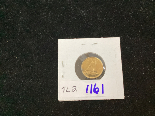 CANADIAN 24K PLATED 2012 DIME