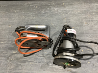 BLACK DECKER JIG SAW & BLACK DECKER TRIM ROUTER