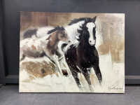 HORSE PICTURE ON CANVAS
