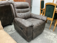 BROWN ROCKER/RECLINER