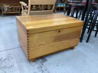 HOME BUILT CHEST - LOCKS W/ KEY