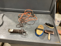 SUNBEAM CLIPPERS, CURRY COMBS, EXTENSION CORD