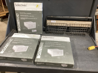 BOXES OF DRAWERS - UNASSEMBLED & DECOR RACK