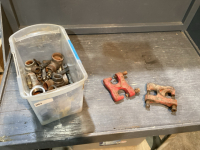 2 RIVET TOOLS, MISC PIPE FITTINGS