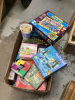 LARGE BOX OF PUZZLES AND GAMES