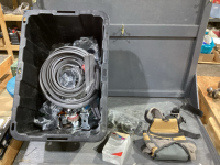 TOOL BAG, CASTORS, MISC STUFF