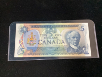1979 CANADA $5 BILL