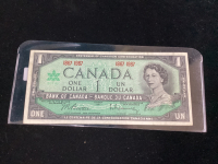 CENTENNIAL $1 BILL. - INSTEAD OF SERIAL # HAS 1867-1967
