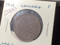 CANADA 1915 LARGE 1 CENT COIN