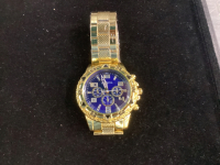 GENEVA GOLD COLORED MEN'S WATCH