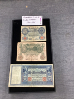 (3) OLD GERMAN MARKS - 1909 - 1914
