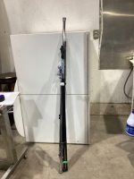 TENSION ROD AND BLACK CURTAIN ROD