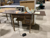 KENMORE SEWING MACHINE IN CABINET
