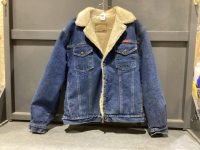 WRANGLER JEAN JACKET - FAUX SHERPA LINED