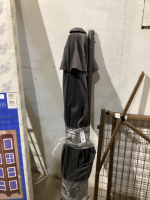 BLACK PATIO UMBRELLA
