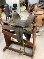 OLD DECOR WESTERN SADDLE - HIGH BACK
