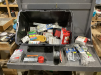 PICTURE HANGERS, FLIP TOGGLES, VELCRO, CABLES, RESPIRATOR, CARTRIDGES