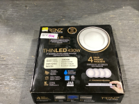 TRENZ LIGHTING SYSTEM, 4 LED LIGHTS 4&rdquo; RECESSED W/DRIVERS