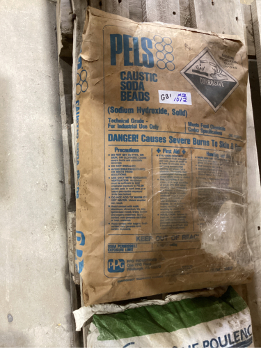 BAG OF CAUSTIC SODA AND MONOPOTASSIUM PHOSPAHTE