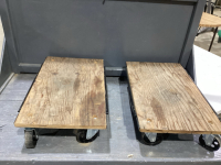 2 SHOP FLATTOP DOLLIES