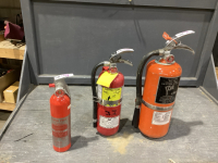 3 FIRE EXTINGUISHERS