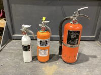 3 FIRE EXTINGUISHERS