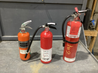 3 FIRE EXTINGUISHERS