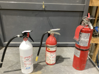 3 FIRE EXTINGUISHERS