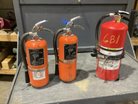 3 FIRE EXTINGUISHERS