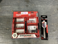 SPADE BIT, MILWAUKEE 32PC IMPACT DRIVER BIT SET