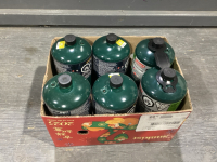 6 COLEMAN PROPANE BOTTLES