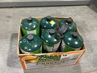 6 COLEMAN PROPANE BOTTLES