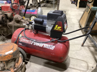 COLEMAN POWERMATE AIR COMPRESSOR. 5 HP. 20 GALLON